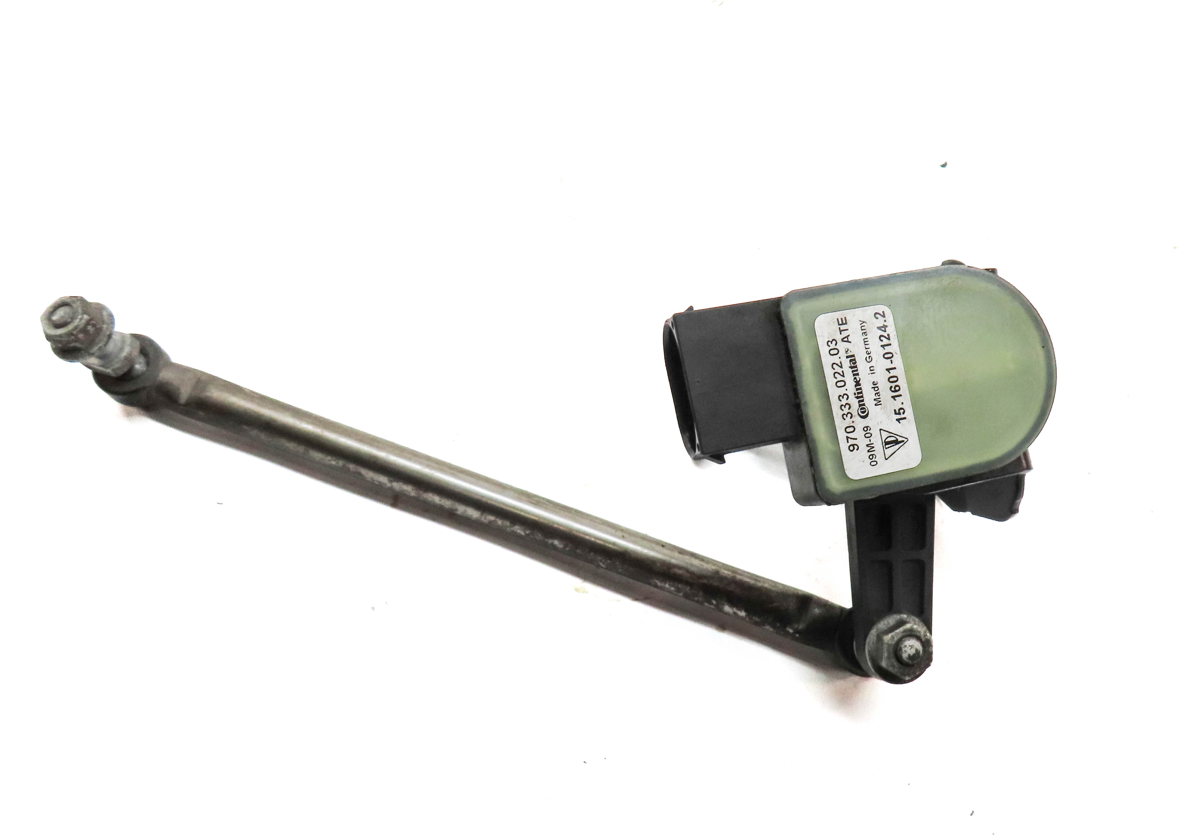 2010 PORSCHE PANAMERA  970 REAR RIGHT PASSENGER SUSPENSION HEIGHT LEVEL SENSOR — exact item pictured